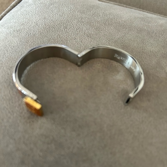 Rustic Cuff silver and brown cuff bracelet NWOT - Picture 8 of 8